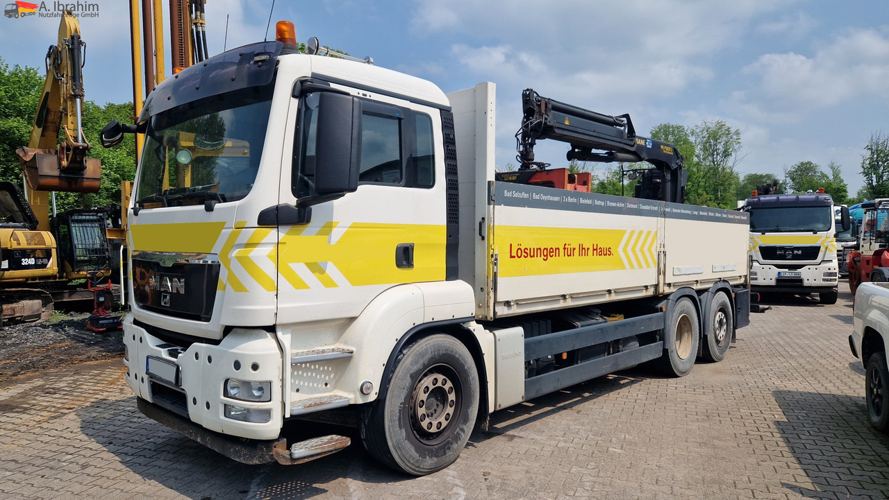 MAN TGS 26.400 PK 15001 Performance Zustand gut, Aufsitzkran - Camion grue, Camion plateau: photos 1 MAN TGS 26.400 PK 15001 Performance Zustand gut, Aufsitzkran - Camion grue, Camion plateau: photos 1