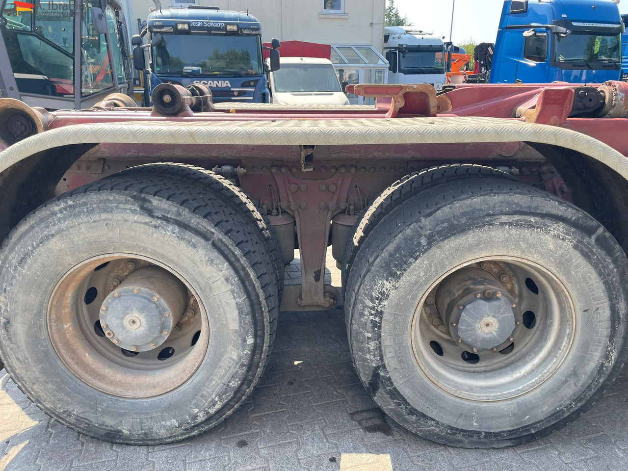 Mercedes-Benz 2643 6x4 | Blatt Luft | Meiller Haken, mp1 - Camion ampliroll: photos 5 Mercedes-Benz 2643 6x4 | Blatt Luft | Meiller Haken, mp1 - Camion ampliroll: photos 5