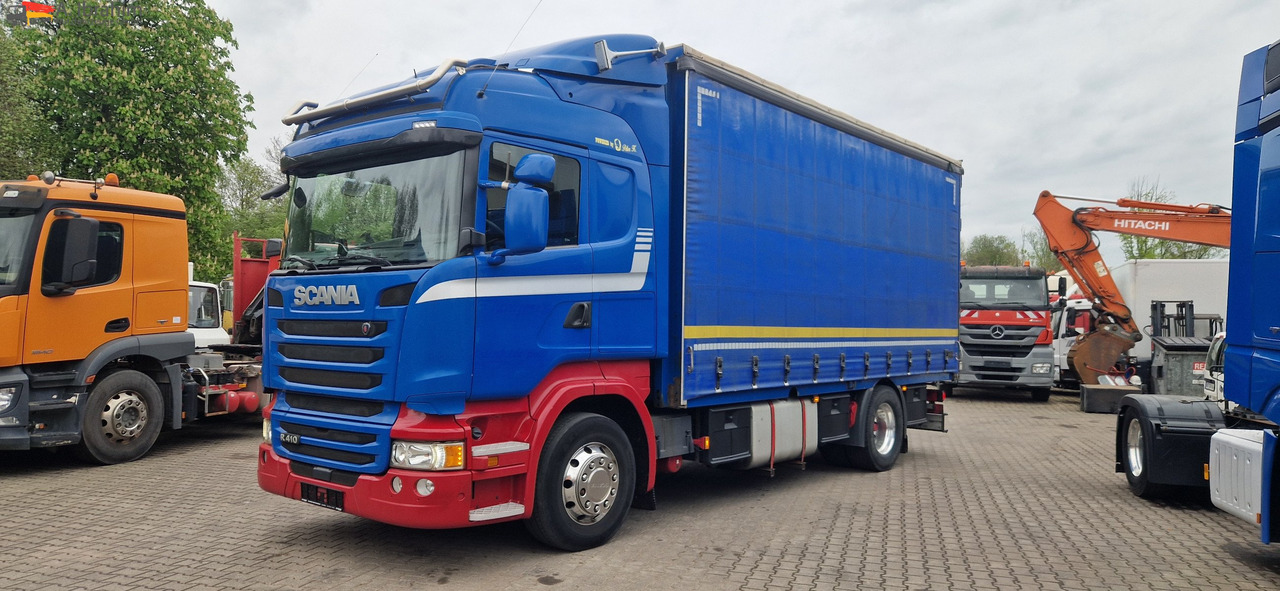 Scania R410 Retarder, Klima, Standklima Top Zustand!! - Camion à rideaux coulissants: photos 1 Scania R410 Retarder, Klima, Standklima Top Zustand!! - Camion à rideaux coulissants: photos 1