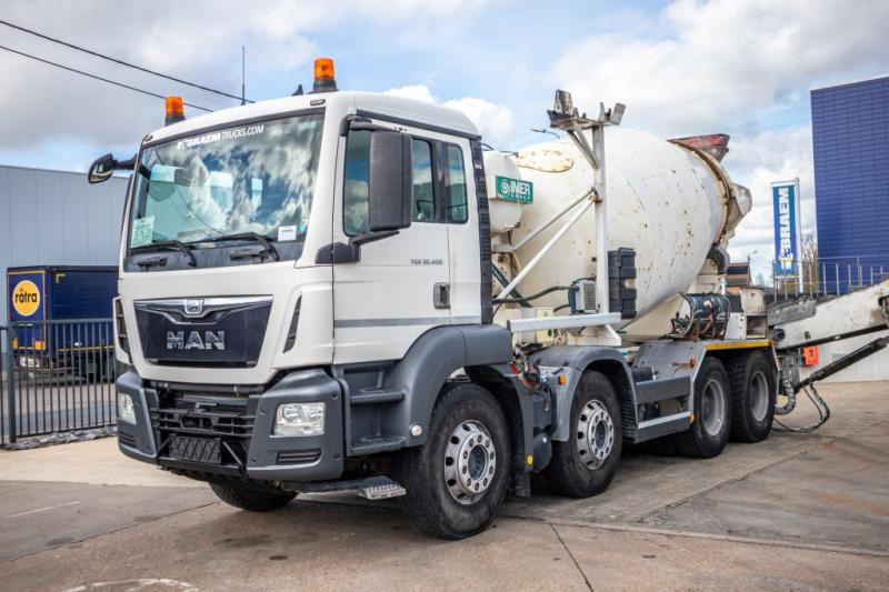 MAN TGS 32.400 BB+BAND/BELT/TAPIS T40/13TM - Camion malaxeur: photos 2 MAN TGS 32.400 BB+BAND/BELT/TAPIS T40/13TM - Camion malaxeur: photos 2