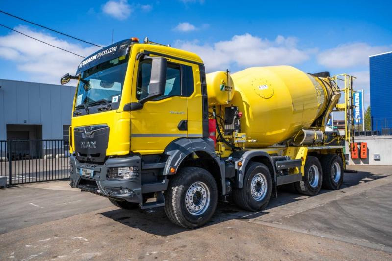 MAN TGS 35.470 BB +STETTER 9m3 - Camion malaxeur: photos 1 MAN TGS 35.470 BB +STETTER 9m3 - Camion malaxeur: photos 1