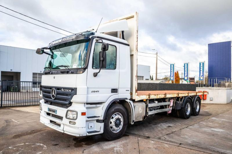 Mercedes ACTROS 2641+VOITH+BIG AXLES/GROS PONTS - Camion plateau: photos 1 Mercedes ACTROS 2641+VOITH+BIG AXLES/GROS PONTS - Camion plateau: photos 1