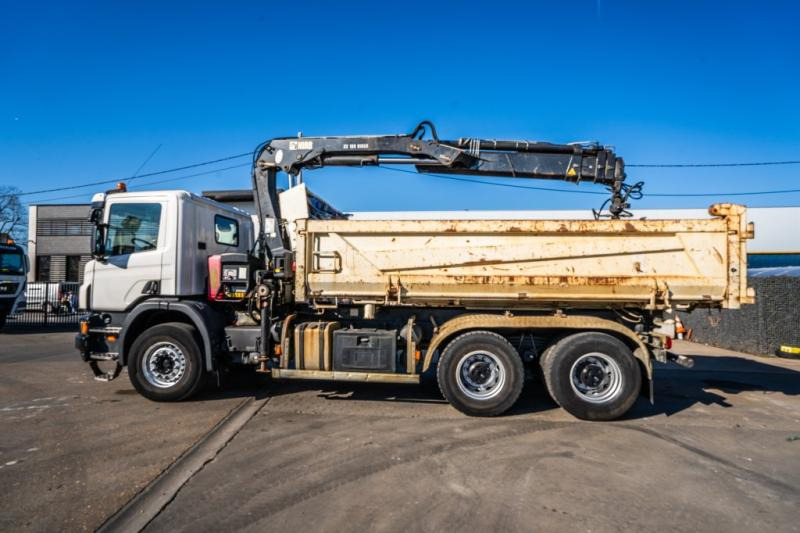 Camion benne, Camion grue Scania P 400 // BIBENNE // GRUE HIAB 16 t/m // RETARDER: photos 8