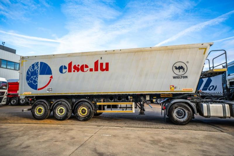 Wielton WIELTON-ALU-52M2(GRAIN/CEREALIERE/GETREIDE) - Semi-remorque benne: photos 3 Wielton WIELTON-ALU-52M2(GRAIN/CEREALIERE/GETREIDE) - Semi-remorque benne: photos 3