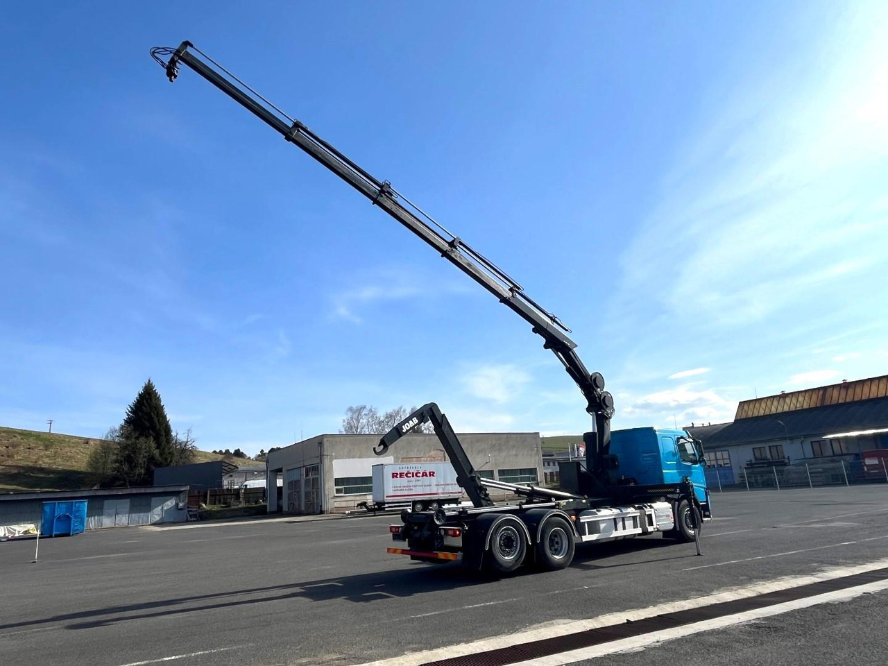 Camion ampliroll, Camion grue Volvo FM 420, 2016, 6x2, Hákový nosič kontajnerov, Hiab 166 - 4 Hipro + DO: photos 11
