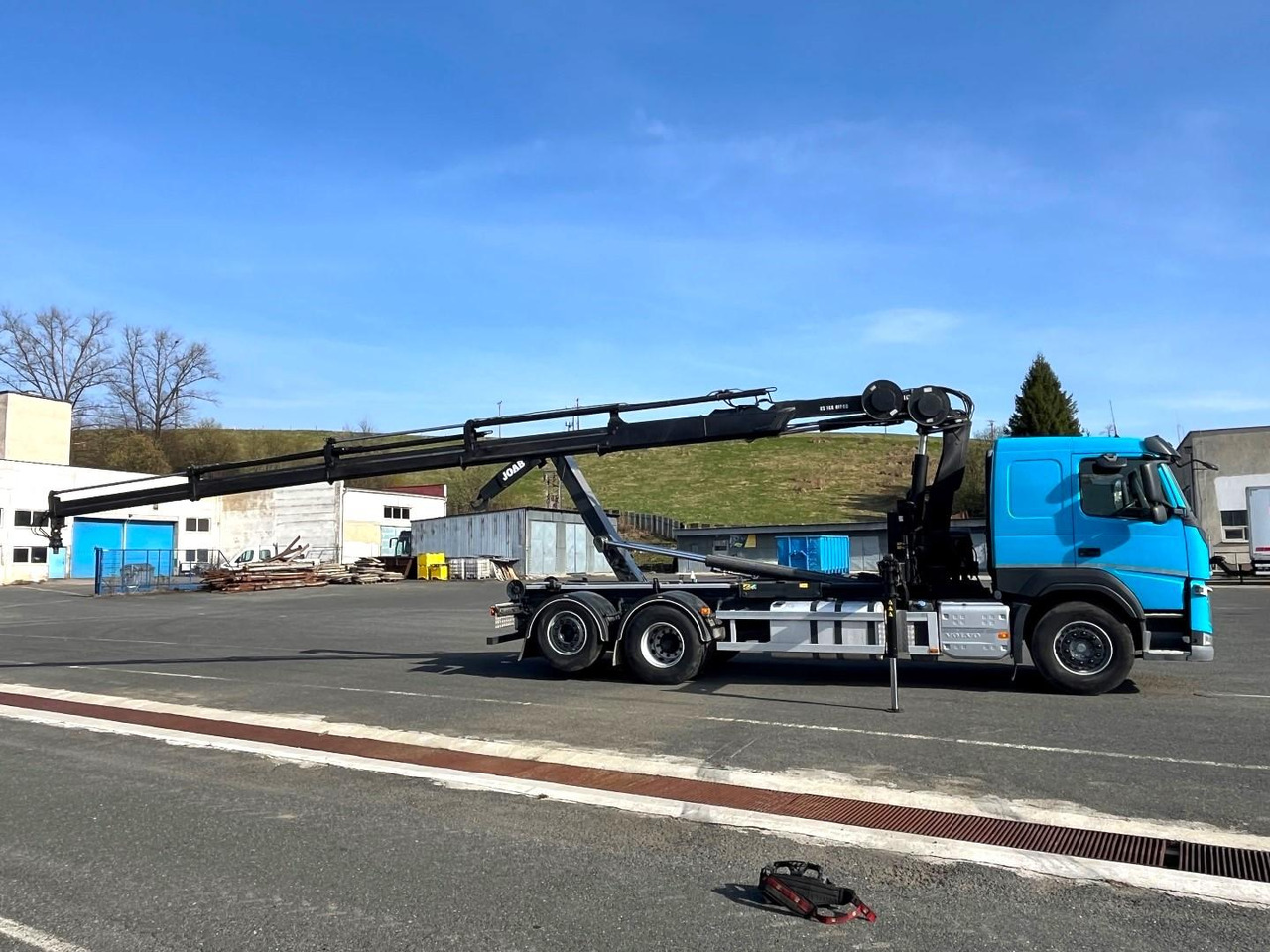 Camion ampliroll, Camion grue Volvo FM 420, 2016, 6x2, Hákový nosič kontajnerov, Hiab 166 - 4 Hipro + DO: photos 13