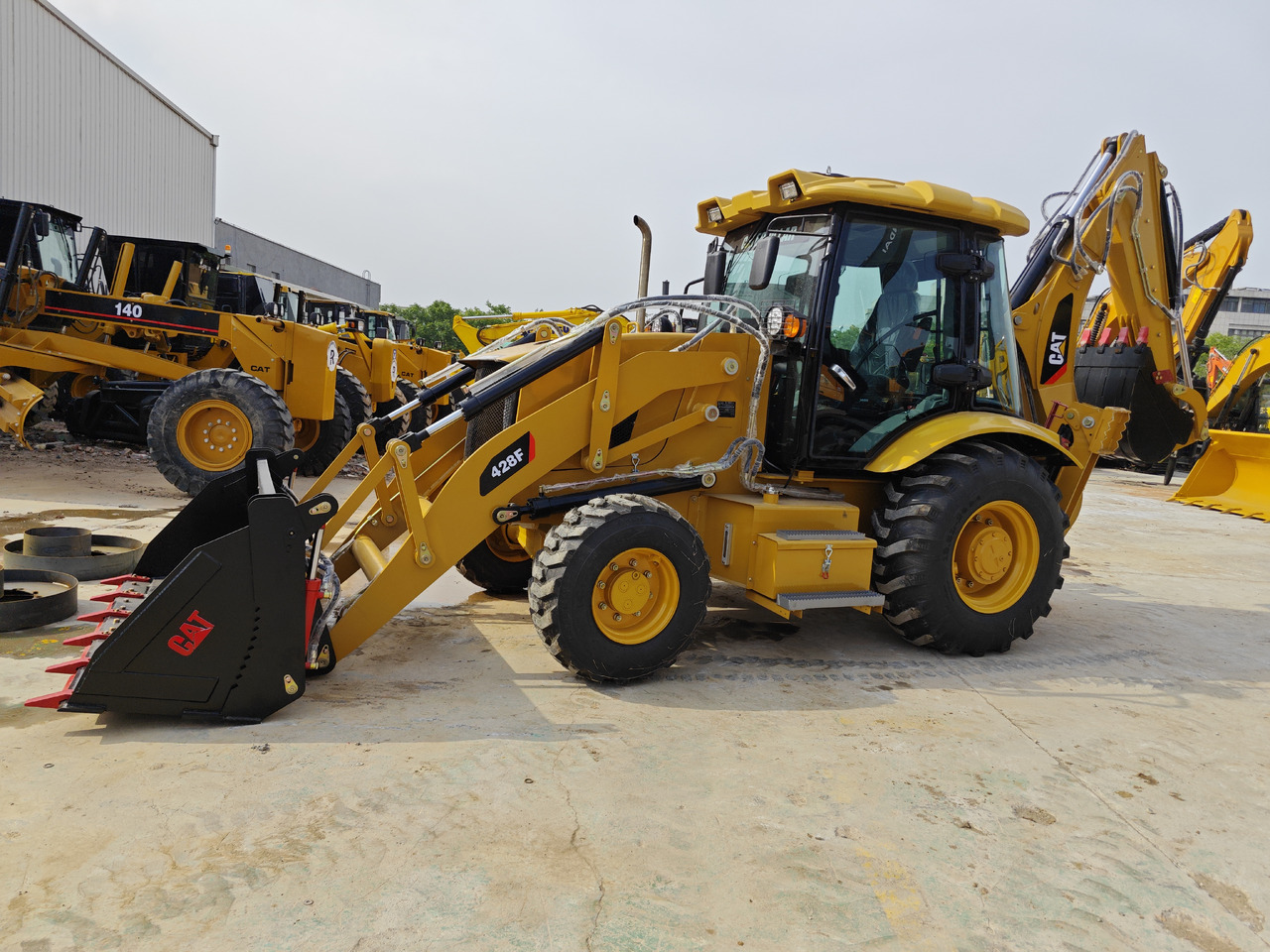 Tractopelle CATERPILLAR 428F backhoe loader: photos 6