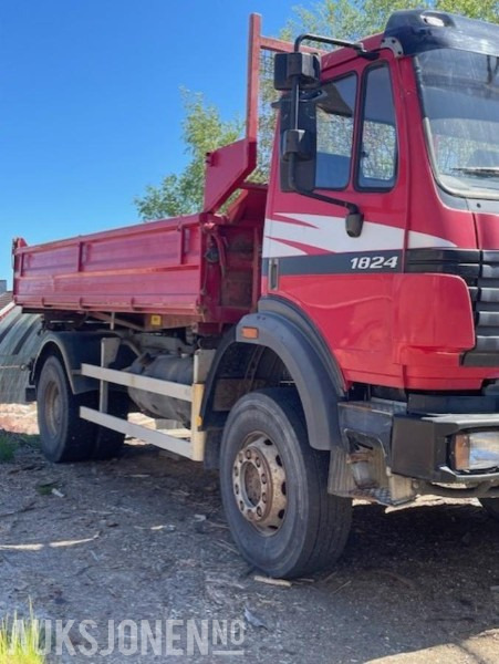 1994 Mercedes-Benz 1824AK TIPPBIOL m/ 4 hjulstrekk/sperre. - Camion benne: photos 2 1994 Mercedes-Benz 1824AK TIPPBIOL m/ 4 hjulstrekk/sperre. - Camion benne: photos 2
