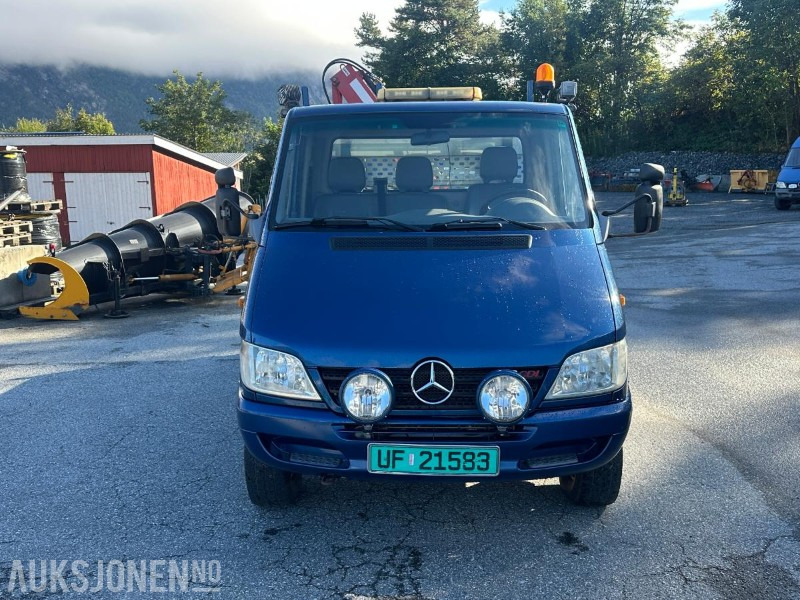 Utilitaire plateau 2004 Mercedes-Benz 313 CDI SPRINTER 2.1-129 D - 4X4 - Kran - Tippkasse - 173782 km: photos 9