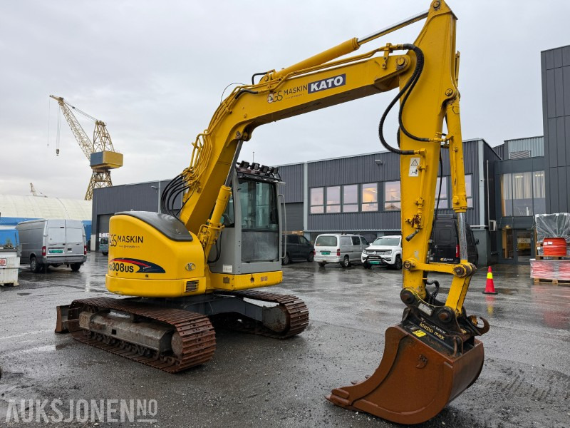 2008 Kato HD 308 US 8-tonns gravemaskin - Klepp hurtigfeste - Klepp graveskuff + pusseskuff m/tilt - 3927 timer - Pelle: photos 3 2008 Kato HD 308 US 8-tonns gravemaskin - Klepp hurtigfeste - Klepp graveskuff + pusseskuff m/tilt - 3927 timer - Pelle: photos 3