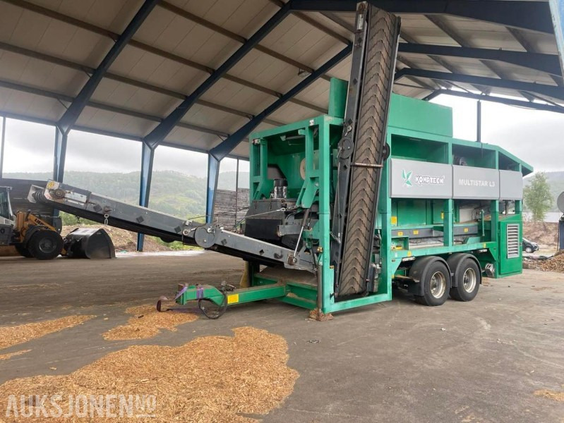 Crible 2008 Komptech MultiStar L3 mobilt sikteverk/ sorteringsverk. GOD KAPASITET. Verk: 3350 timer - Motor: 5250 timer.: photos 1