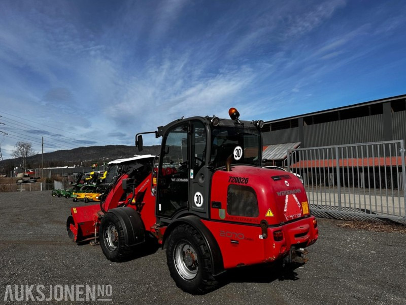 2011 Weidemann WM 2070 CX 80 hjullaster med utstyr - Chargeuse sur pneus: photos 3 2011 Weidemann WM 2070 CX 80 hjullaster med utstyr - Chargeuse sur pneus: photos 3