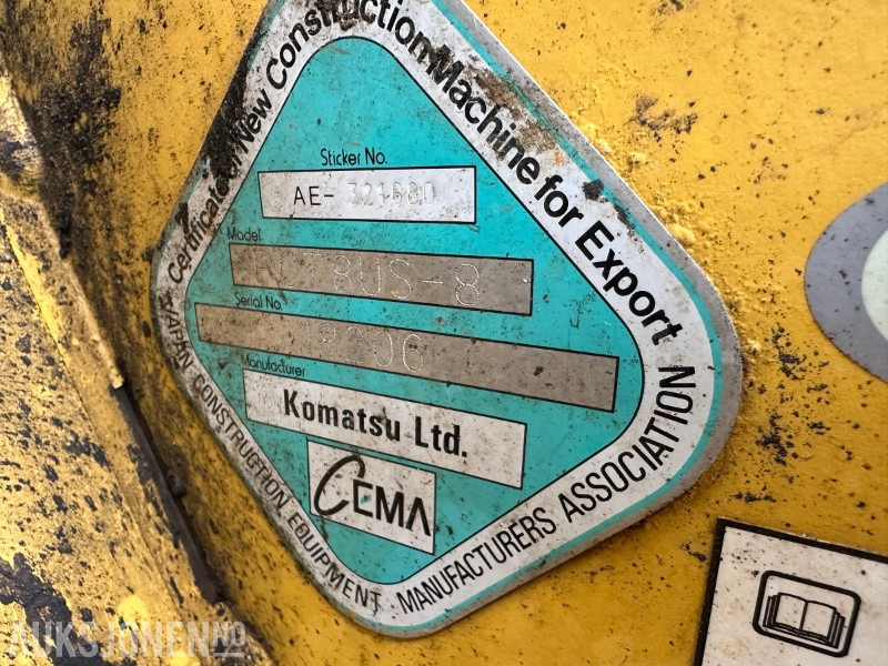2012 Komatsu PC78US-8 - 7819 Timer - Pelle: photos 4 2012 Komatsu PC78US-8 - 7819 Timer - Pelle: photos 4