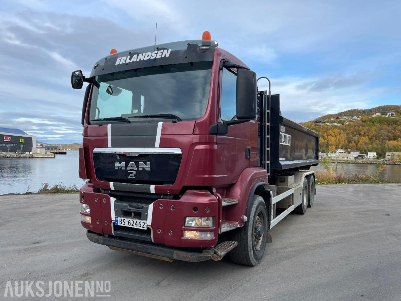 2013 MAN TGS Krokbil Hydrodrive 6x6, 289135 km, Eu godkjent til 29.03.2026 - Camion ampliroll: photos 1 2013 MAN TGS Krokbil Hydrodrive 6x6, 289135 km, Eu godkjent til 29.03.2026 - Camion ampliroll: photos 1