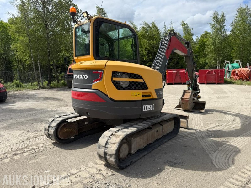 2015 Volvo ECR58D BELTEGRAVER ROTORTILT 2 SKUFFER SERVICEHISTORIKK. - Pelle: photos 5 2015 Volvo ECR58D BELTEGRAVER ROTORTILT 2 SKUFFER SERVICEHISTORIKK. - Pelle: photos 5