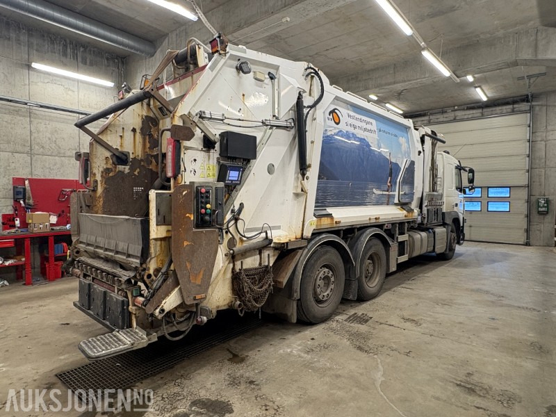 2015 Volvo FMX 420 EURO 6T komprimatorbil med 2 kammer og sidelaster - Benne à ordures ménagères: photos 3 2015 Volvo FMX 420 EURO 6T komprimatorbil med 2 kammer og sidelaster - Benne à ordures ménagères: photos 3