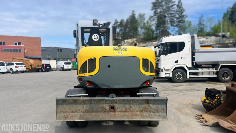 2015 Wacker Neuson EW100 Gravemaskin / Hjulgraver Tiltrotator Pusseskuffe Kabelskuffe 3224 timer - Pelle: photos 5 2015 Wacker Neuson EW100 Gravemaskin / Hjulgraver Tiltrotator Pusseskuffe Kabelskuffe 3224 timer - Pelle: photos 5
