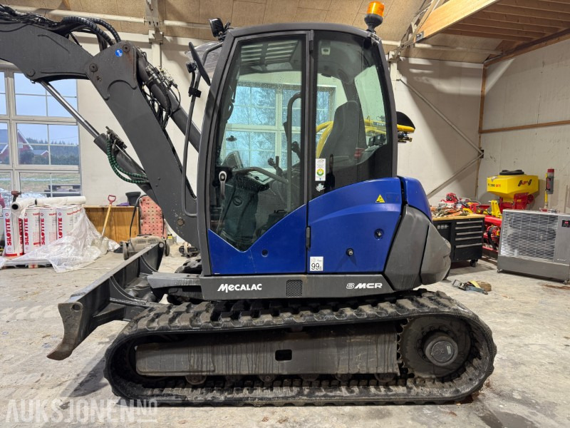 2016 Mecalac 8MCR-T4 gravemaskin - Mini pelle: photos 4 2016 Mecalac 8MCR-T4 gravemaskin - Mini pelle: photos 4