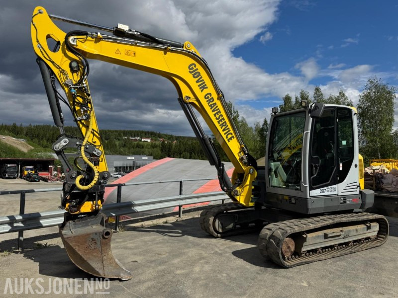 2016 Wacker Neuson ET 90 GRAVEMASKIN MED ROTOTILT, SENTRALSMØRING OG 3 SKUFFER - Pelle: photos 1 2016 Wacker Neuson ET 90 GRAVEMASKIN MED ROTOTILT, SENTRALSMØRING OG 3 SKUFFER - Pelle: photos 1