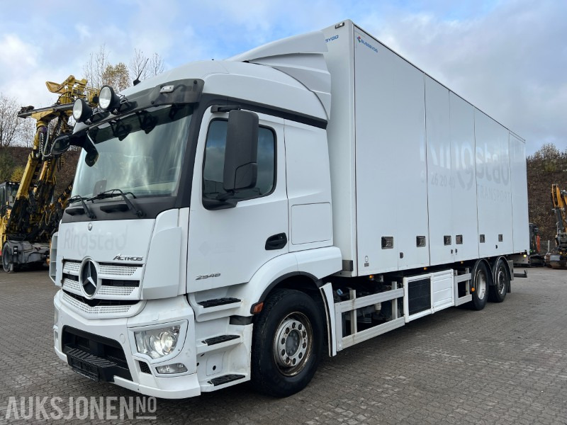 2019 Mercedes-Benz Actros 2546 Bussbygg m/sideåpning og Carrieraggregat - Camion fourgon: photos 1 2019 Mercedes-Benz Actros 2546 Bussbygg m/sideåpning og Carrieraggregat - Camion fourgon: photos 1