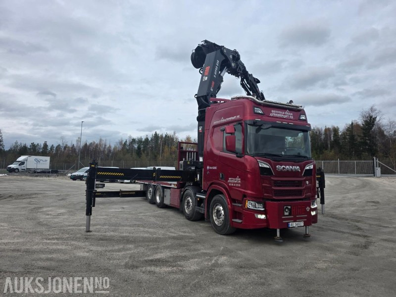 Camion grue 2019 Scania R-serie 580 kranbil / EURO 6 / Topp utstyrt / servicehistorikk / HIAB-kran 858, 80 Tm / Nylig EU: photos 15 Camion grue 2019 Scania R-serie 580 kranbil / EURO 6 / Topp utstyrt / servicehistorikk / HIAB-kran 858, 80 Tm / Nylig EU: photos 15