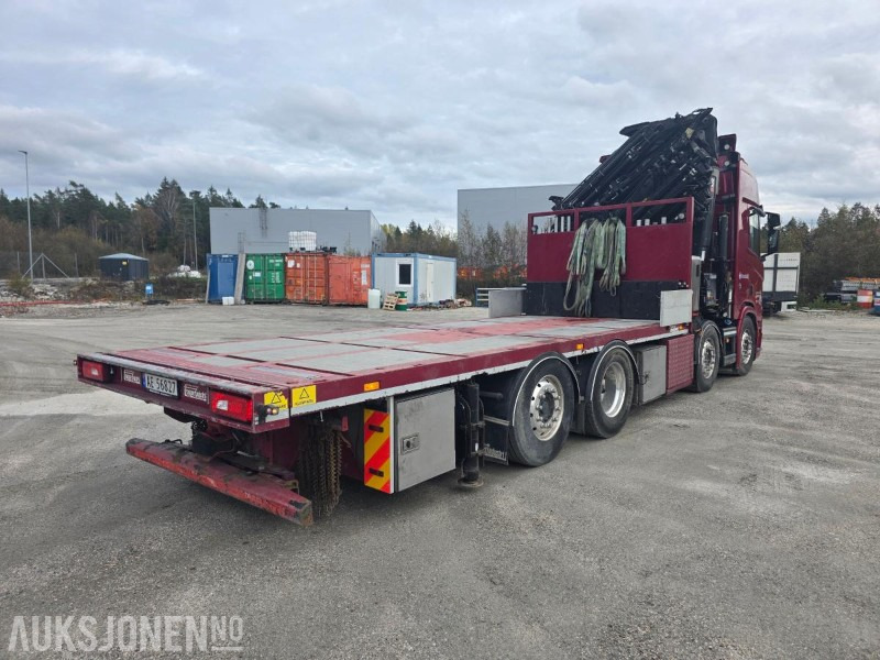 Camion grue 2019 Scania R-serie 580 kranbil / EURO 6 / Topp utstyrt / servicehistorikk / HIAB-kran 858, 80 Tm / Nylig EU: photos 6 Camion grue 2019 Scania R-serie 580 kranbil / EURO 6 / Topp utstyrt / servicehistorikk / HIAB-kran 858, 80 Tm / Nylig EU: photos 6