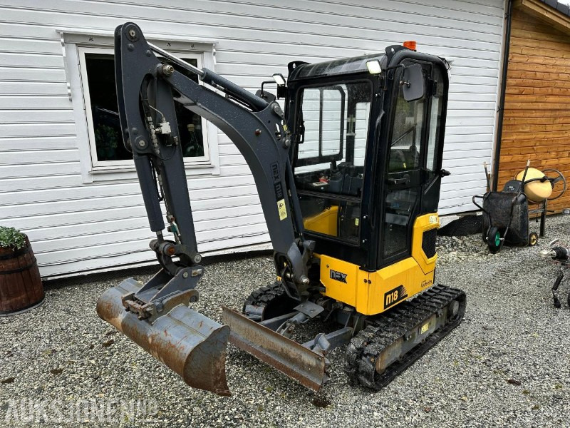 2022 NEX N18 Minigraver – Kubota motor – 5 skuffer (ubrukt hydraulisk pusseskuffe), kun 89 timer - Mini pelle: photos 1 2022 NEX N18 Minigraver – Kubota motor – 5 skuffer (ubrukt hydraulisk pusseskuffe), kun 89 timer - Mini pelle: photos 1