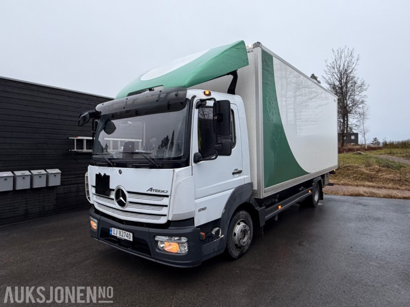 2023 Mercedes-Benz Atego 818 kjøpt ny i Norge - Baklem - 266855 km - Camion fourgon: photos 1 2023 Mercedes-Benz Atego 818 kjøpt ny i Norge - Baklem - 266855 km - Camion fourgon: photos 1