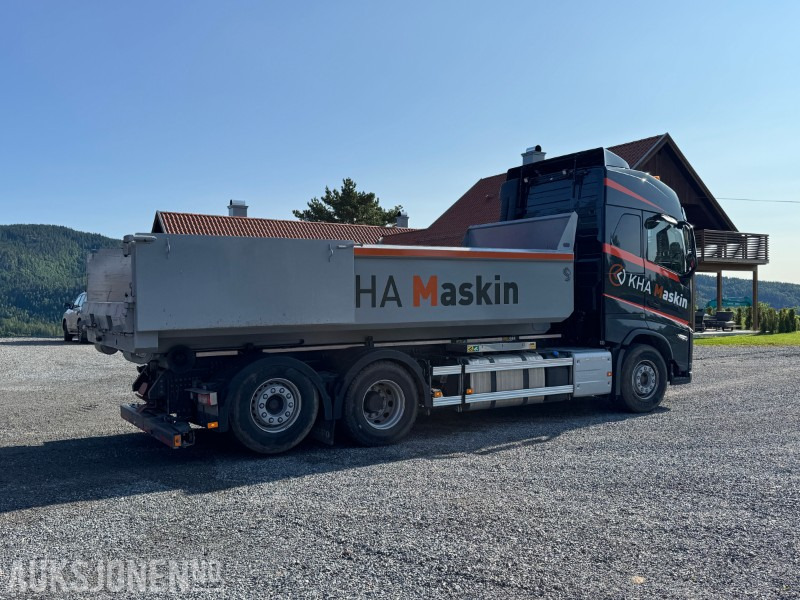 2023 Volvo FH - Krokbil med Dumperkasse og Maskinflak - Camion ampliroll: photos 5 2023 Volvo FH - Krokbil med Dumperkasse og Maskinflak - Camion ampliroll: photos 5