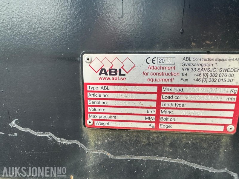 ABL Meget kraftig kranarm med CAT 972 / 982 Feste - Ubrukt og ny - L'équipement de construction: photos 5 ABL Meget kraftig kranarm med CAT 972 / 982 Feste - Ubrukt og ny - L'équipement de construction: photos 5