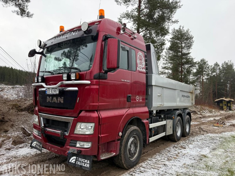 MAN TGX 26.540 6x4 BLS – Tippbil med Nor-Slep plan - Camion benne: photos 1 MAN TGX 26.540 6x4 BLS – Tippbil med Nor-Slep plan - Camion benne: photos 1
