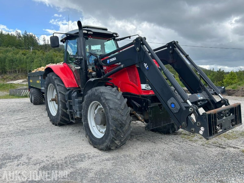 Massey Ferguson 7624 Dyna VT 50 km/t Frontlaster Brøyteplate - Tracteur agricole: photos 4 Massey Ferguson 7624 Dyna VT 50 km/t Frontlaster Brøyteplate - Tracteur agricole: photos 4