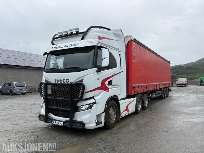 2021 Iveco S-way 570 trekkvogn med 3akslet kel-berg henger - Tracteur routier: photos 2 2021 Iveco S-way 570 trekkvogn med 3akslet kel-berg henger - Tracteur routier: photos 2