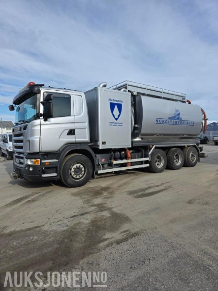 2009 Scania G480 8X4 Kombi suge/spylebil - Fico 2KDE - 125000KM - Véhicule de voirie/ Spécial: photos 1 2009 Scania G480 8X4 Kombi suge/spylebil - Fico 2KDE - 125000KM - Véhicule de voirie/ Spécial: photos 1