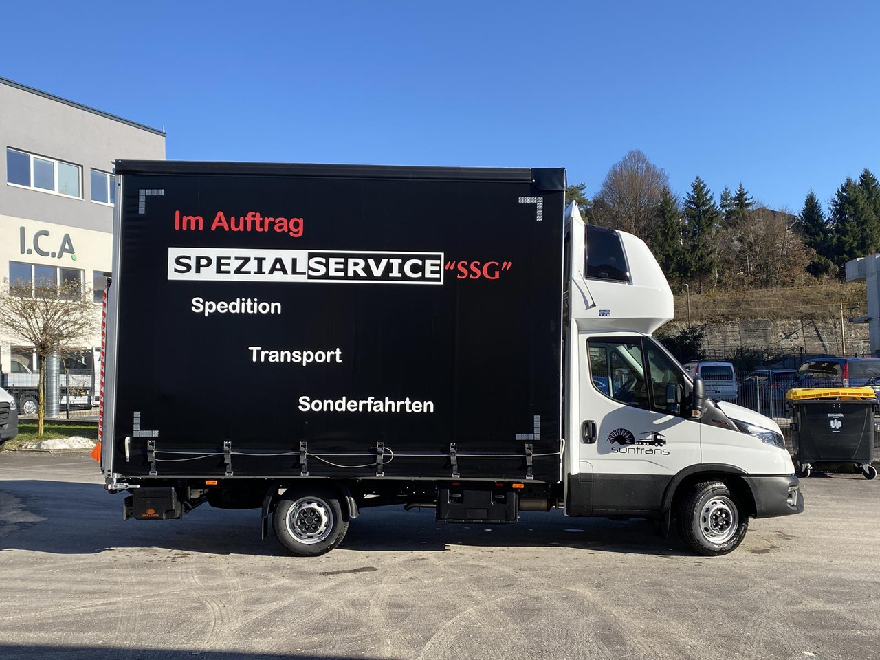 Utilitaire rideaux coulissants (PLSC) neuf IVECO DAILY 35S18HP  D30C | PRITSCHE PLANE + SCHLAFKABINE + LADERAMPE: photos 32