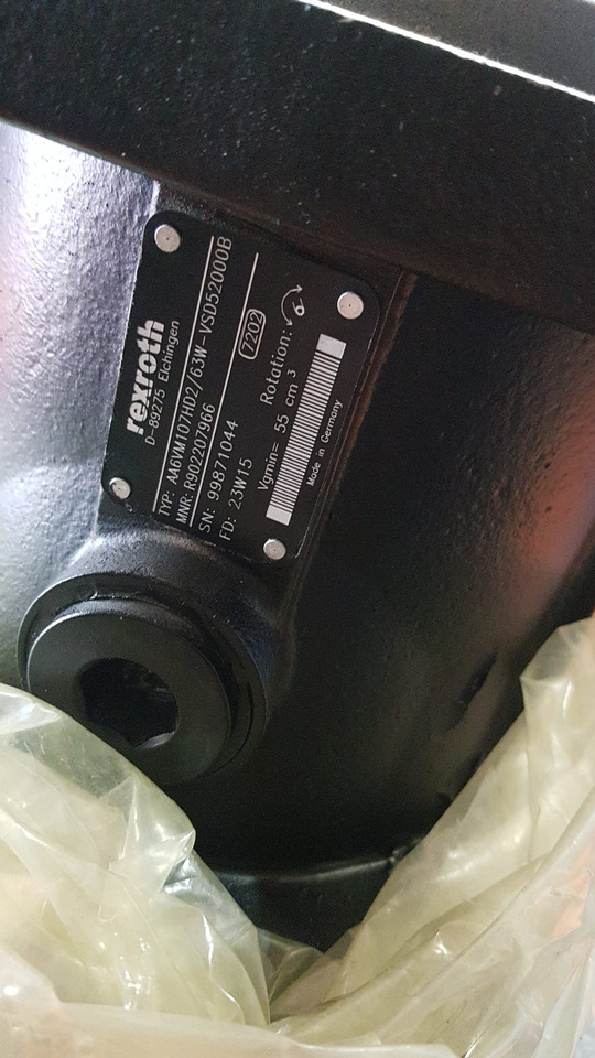 Moteur hydraulique pour Foreuse neuf REXROTH A6VM107HD2/63W-VZB010F00B R902207840: photos 6