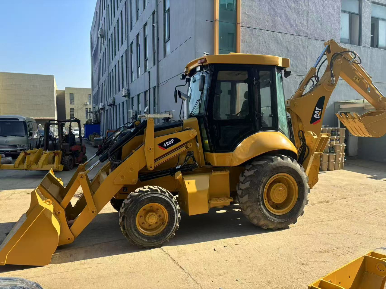 Tractopelle neuf Caterpillar 420 Backhoe Loader CAT 420 420F 420F2 JCB 3CX 4CX with Excellent Quality for Sale: photos 6
