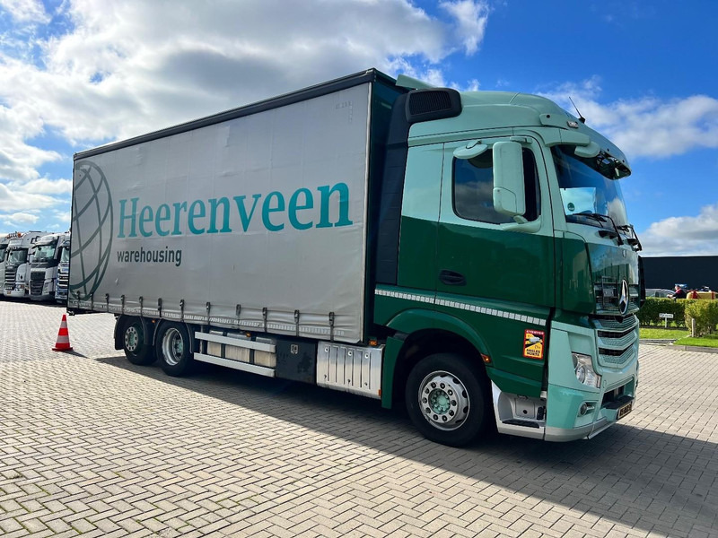 Mercedes-Benz Actros 2745 6x2 bakwagen Schuifzeilen - Camion à rideaux coulissants: photos 3 Mercedes-Benz Actros 2745 6x2 bakwagen Schuifzeilen - Camion à rideaux coulissants: photos 3