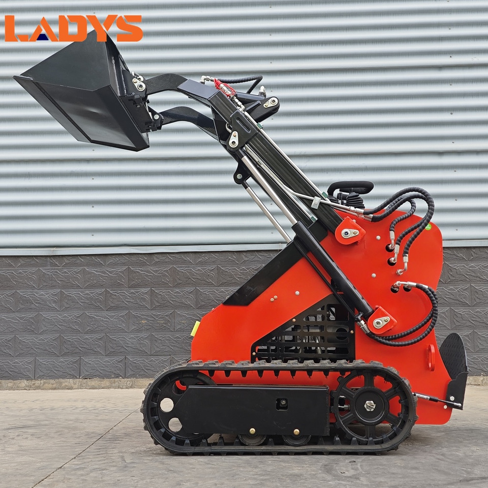 LADYS Free Shipping Mini Skid Steer Loader Compact Track Electric/Diesel Chinese Mini Skid Steer Loader For Sale With Mini Skid Steer Attachments 4 In 1 Bucket - Mini chargeuse: photos 3 LADYS Free Shipping Mini Skid Steer Loader Compact Track Electric/Diesel Chinese Mini Skid Steer Loader For Sale With Mini Skid Steer Attachments 4 In 1 Bucket - Mini chargeuse: photos 3