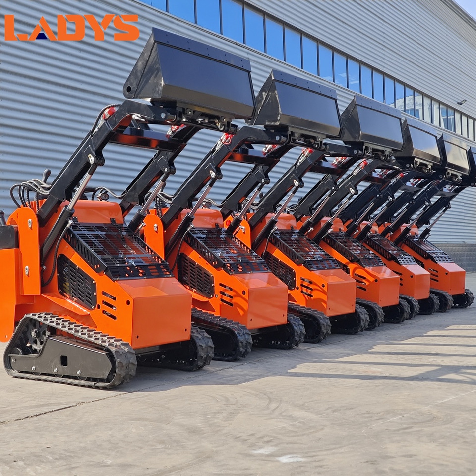 LADYS Free Shipping Mini Skid Steer Loader Compact Track Electric/Diesel Chinese Mini Skid Steer Loader For Sale With Mini Skid Steer Attachments 4 In 1 Bucket - Mini chargeuse: photos 1 LADYS Free Shipping Mini Skid Steer Loader Compact Track Electric/Diesel Chinese Mini Skid Steer Loader For Sale With Mini Skid Steer Attachments 4 In 1 Bucket - Mini chargeuse: photos 1