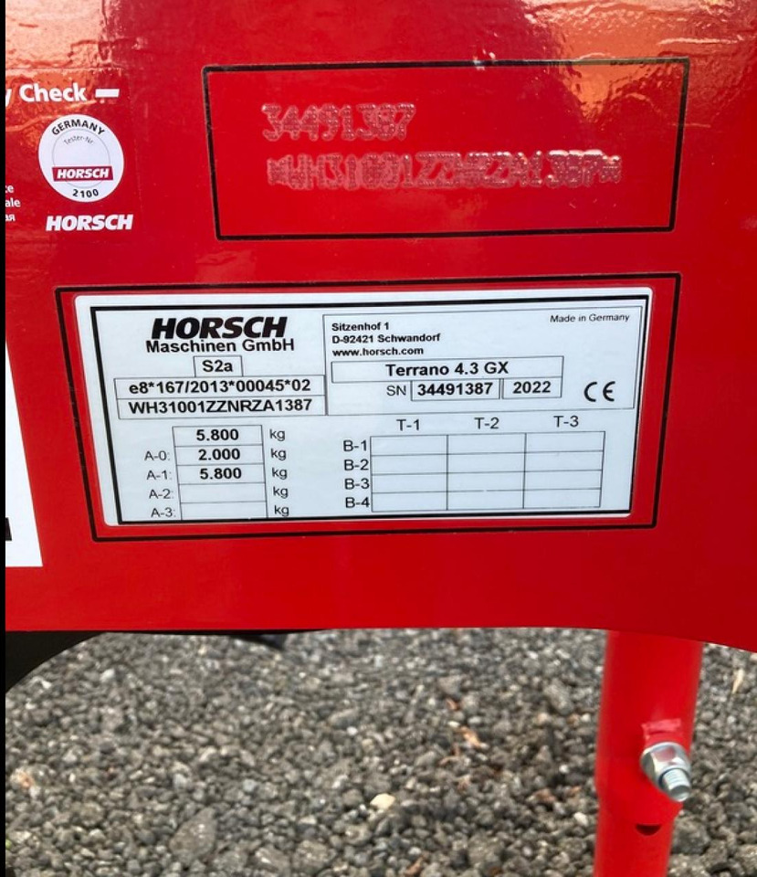Horsch TERRANO 4.3GX STEELFLEX PACKER - Bineuse: photos 5 Horsch TERRANO 4.3GX STEELFLEX PACKER - Bineuse: photos 5