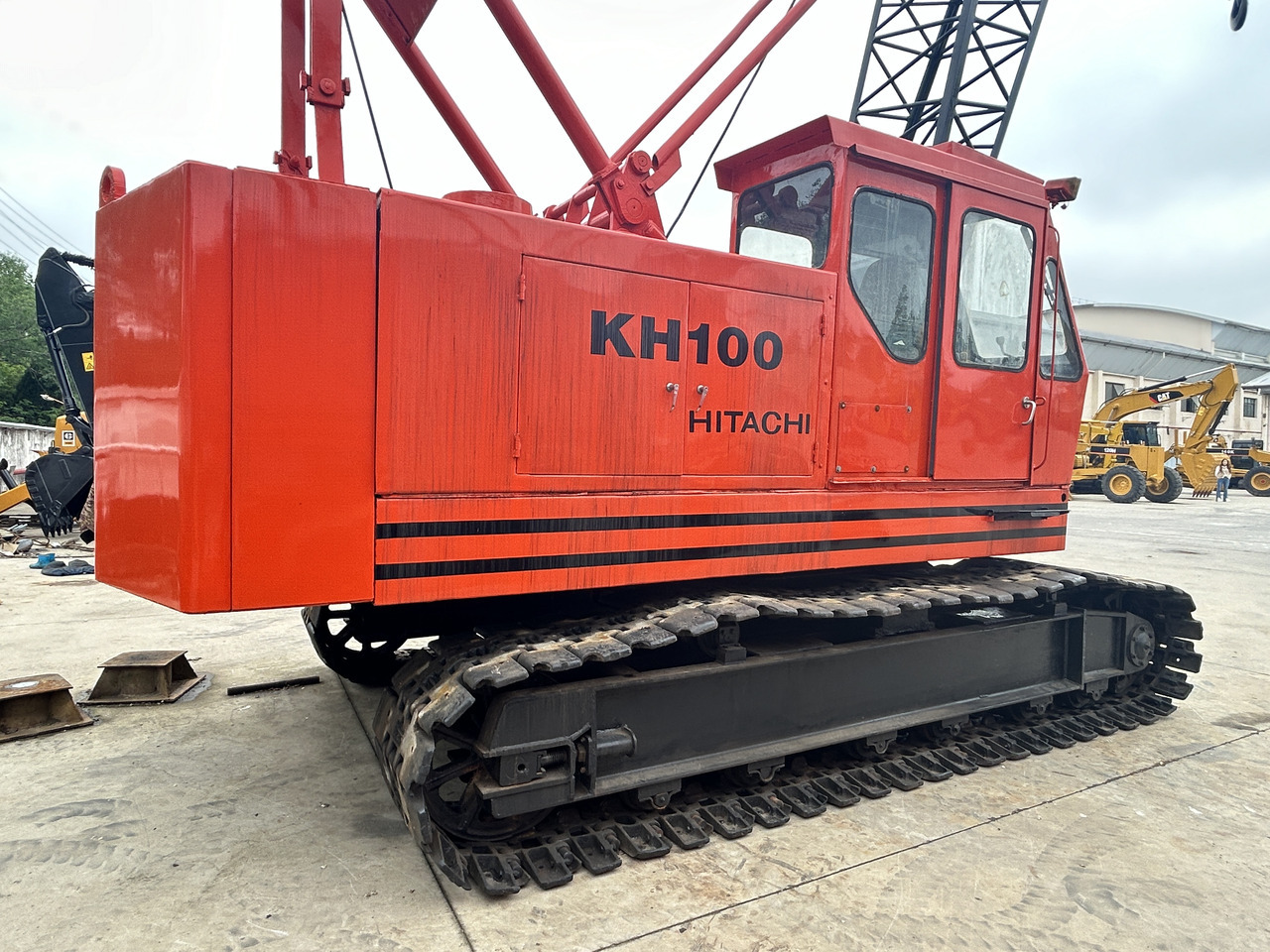 Hitachi Hitachi Kh100 crawler crane - Dragline (pelle à benne traînante): photos 1 Hitachi Hitachi Kh100 crawler crane - Dragline (pelle à benne traînante): photos 1