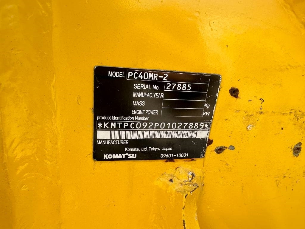 Komatsu 40MR - Pelle sur chenille: photos 3 Komatsu 40MR - Pelle sur chenille: photos 3