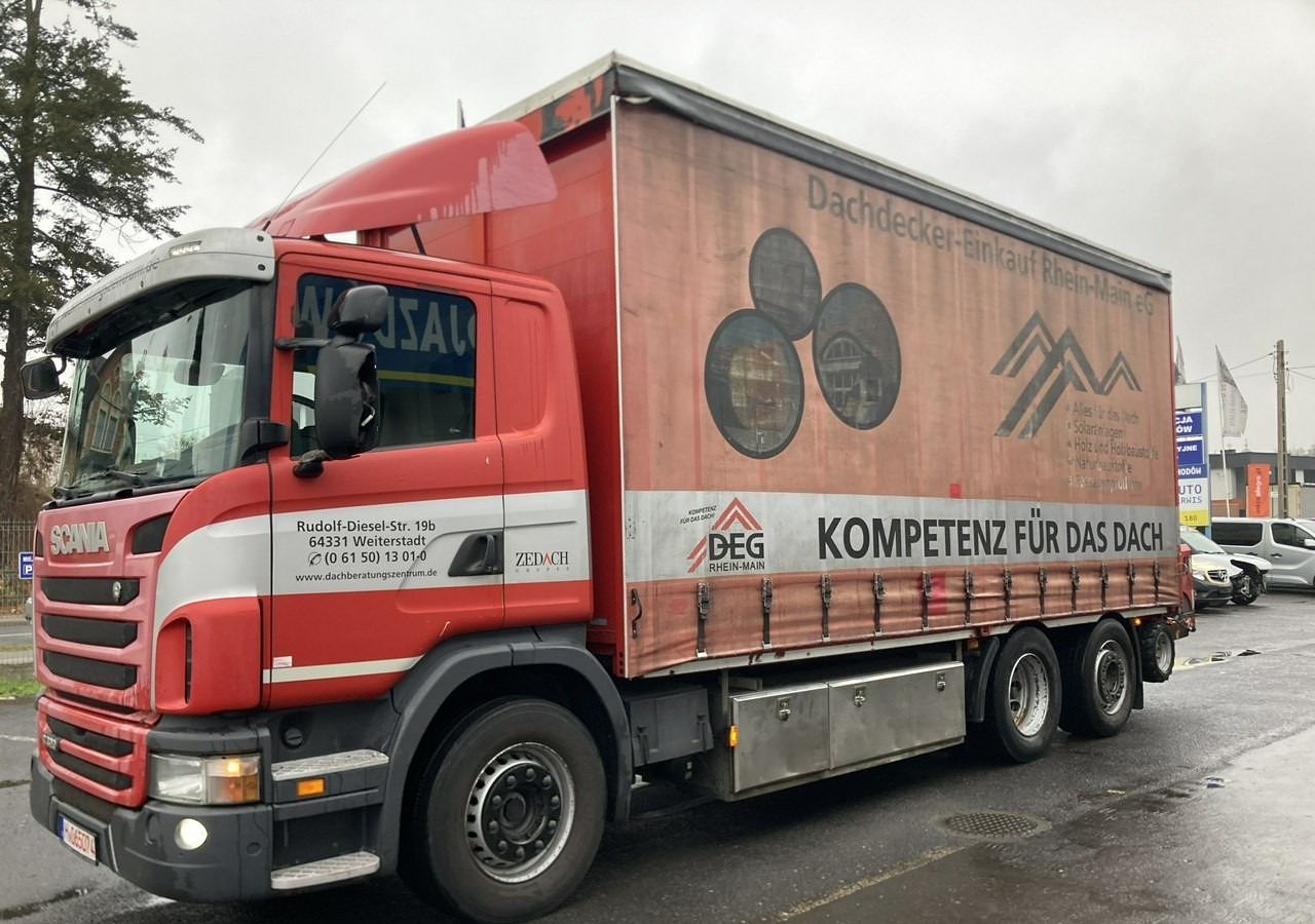 Utilitaire rideaux coulissants (PLSC) Inna Inny Scania G320 Wózek PALFINGER Firanka Plandeka plandeka Moffett 2012: photos 20