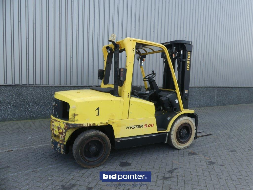 Hyster H5.00x Year 2001 - Chariot élévateur diesel: photos 4 Hyster H5.00x Year 2001 - Chariot élévateur diesel: photos 4