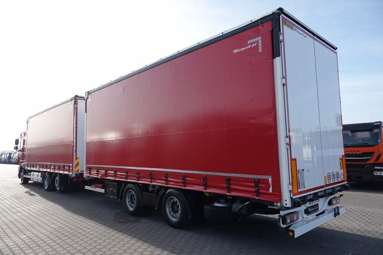 DAF XF 480 / ZESTAW TANDEM / 120 M3 / PRZEJAZDOWY / - Camion à rideaux coulissants: photos 3 DAF XF 480 / ZESTAW TANDEM / 120 M3 / PRZEJAZDOWY / - Camion à rideaux coulissants: photos 3