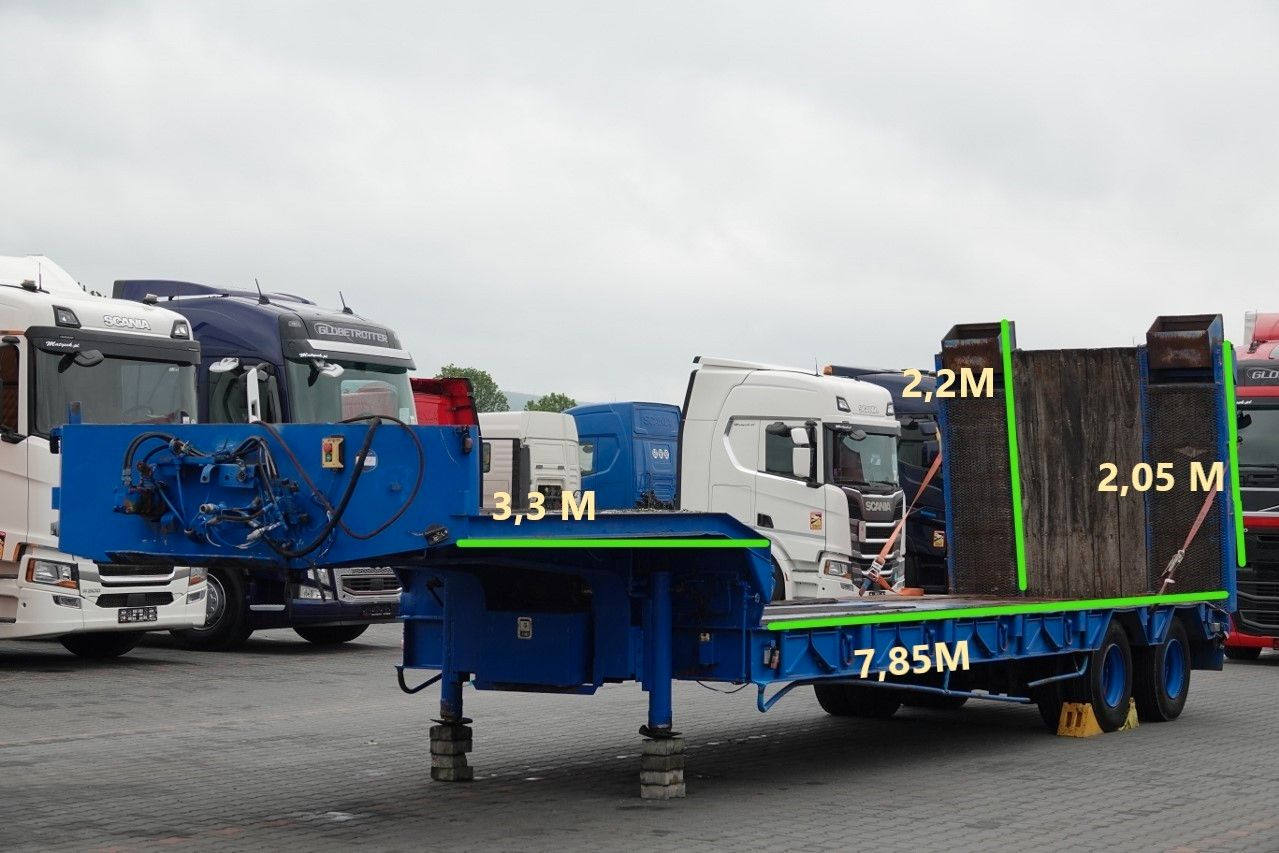 Kaiser LAWETA NISKOPODWOZIOWA / NAJAZDY HYDRAULICZNE / - Semi-remorque surbaissé: photos 2 Kaiser LAWETA NISKOPODWOZIOWA / NAJAZDY HYDRAULICZNE / - Semi-remorque surbaissé: photos 2