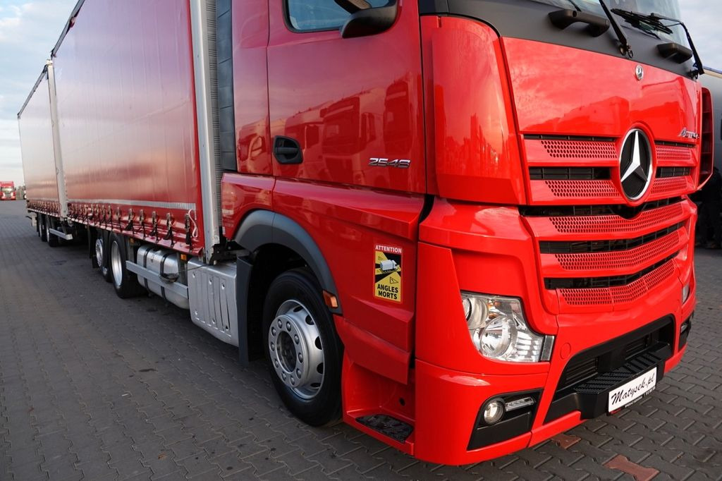 Mercedes-Benz ACTROS 2548 / ZESTAW TANDEM 120 M3 / PRZEJAZDOWY - Camion à rideaux coulissants: photos 5 Mercedes-Benz ACTROS 2548 / ZESTAW TANDEM 120 M3 / PRZEJAZDOWY - Camion à rideaux coulissants: photos 5