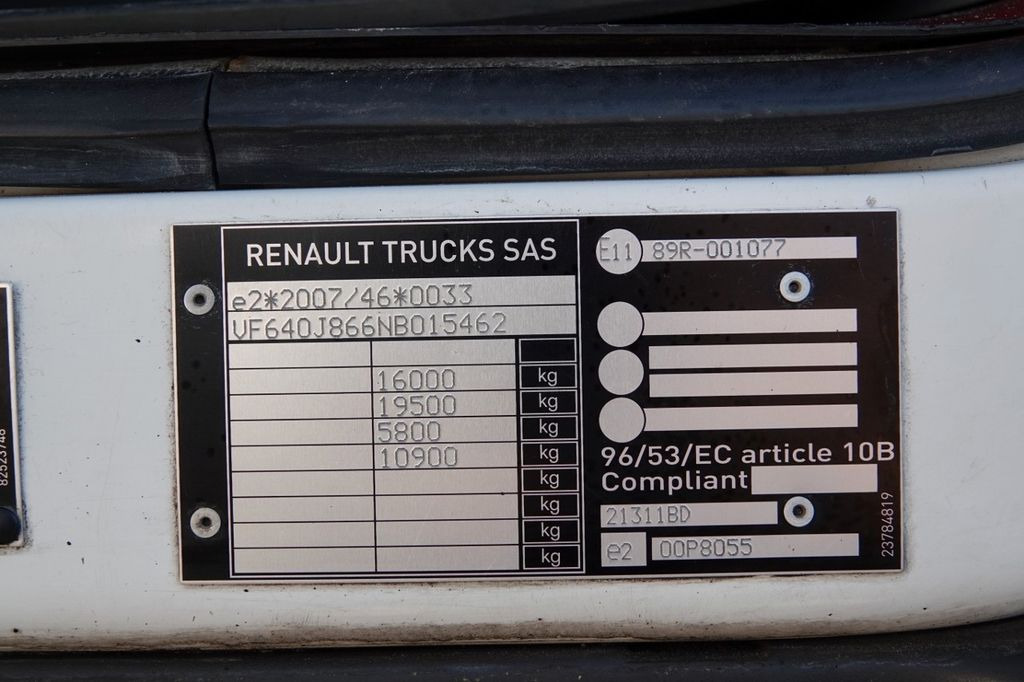 Camion frigorifique Renault D 250 / CHŁODNIA - 6,7 m / THERMO KING T 600R /: photos 18