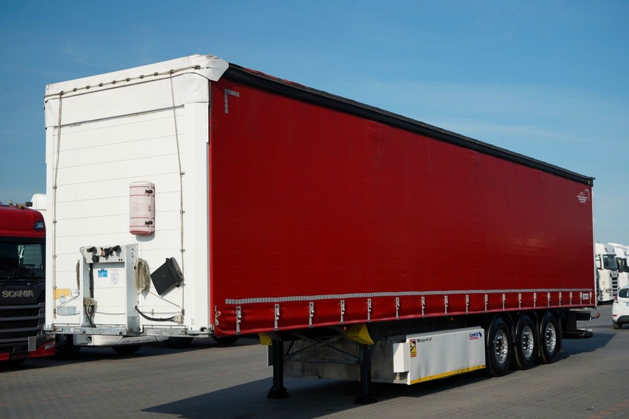 Schmitz Cargobull FIRANKA / STANDARD / 2x OŚ PODNOSZONA / WINDA / - Semi-remorque rideaux coulissants: photos 2 Schmitz Cargobull FIRANKA / STANDARD / 2x OŚ PODNOSZONA / WINDA / - Semi-remorque rideaux coulissants: photos 2